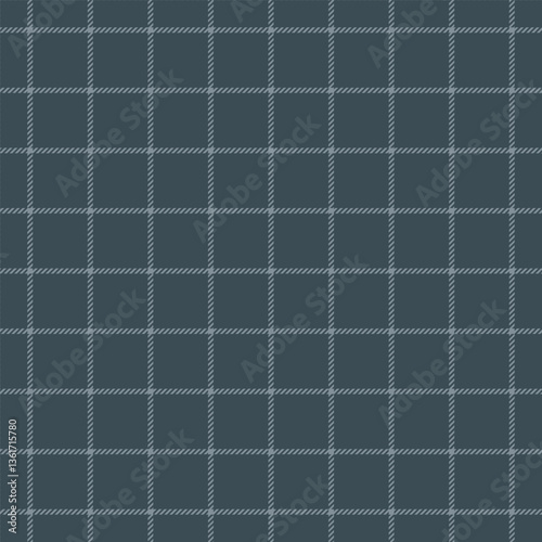 Plaid seamless pattern. Check line. Repeated scottish stripe flannel. Repeating tartan checks design. Scotland fabric prints. Gingham twill lattice. Repeat checkered weave plaids. Vector illustration photo