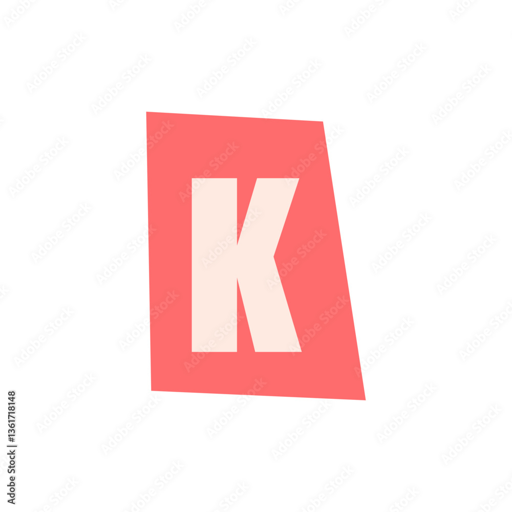 Fototapeta premium Alphabet Cut Out