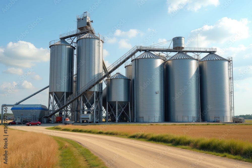 Rural grain storage facility Rural grain storage facility