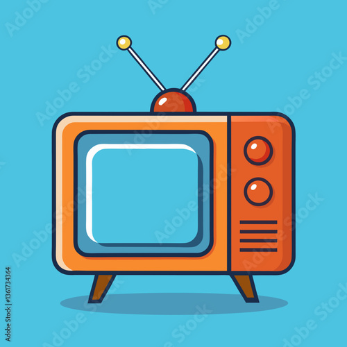 retro tv set
