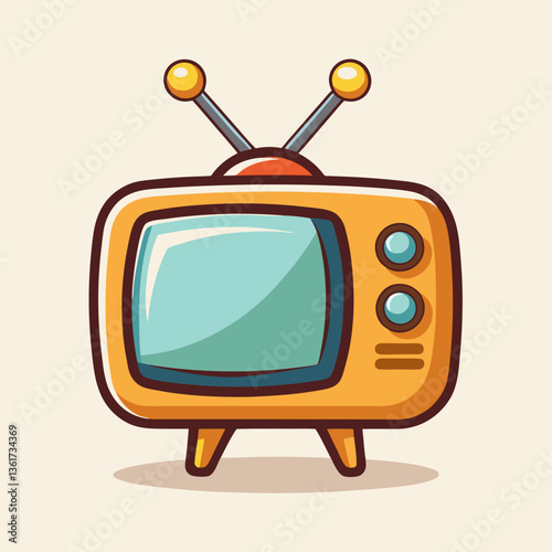 retro tv set