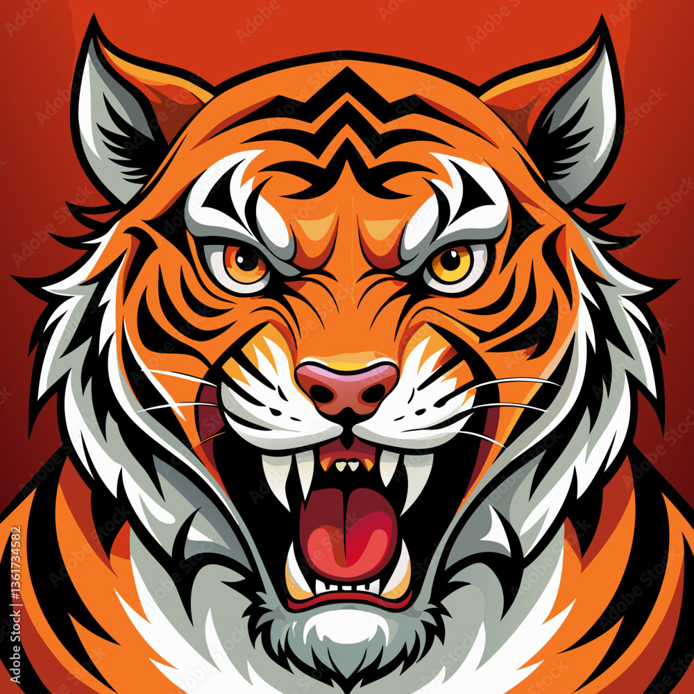 tiger head vector tiger head vector