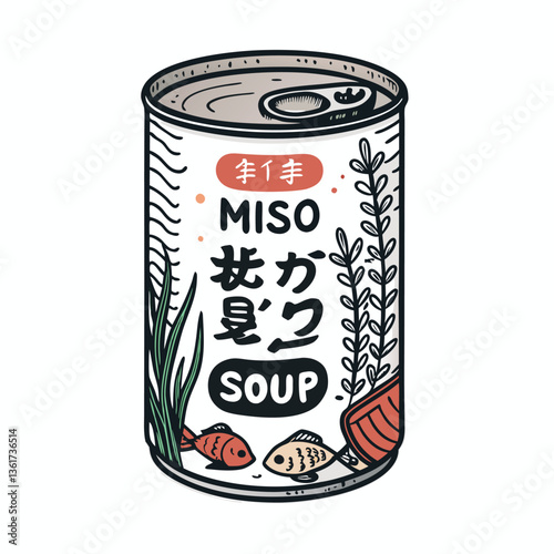 Create a vector illustration of a cylindrical can of Milo, featuring bold, impactful strokes and a vibrant color palette.  Emphasize the can's texture and branding.
