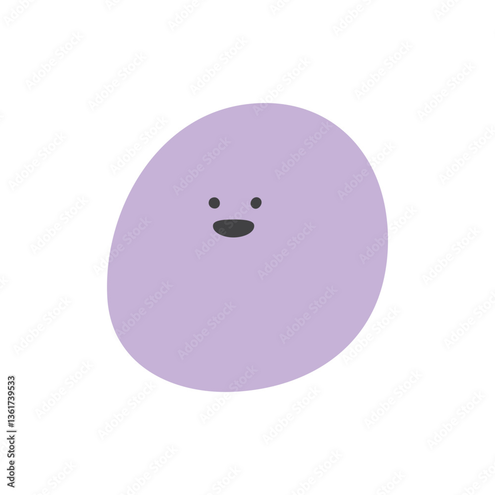 Fototapeta premium Blob Cartoon Emoticon