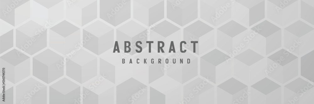 Abstract Hexagonal Cube Background Abstract Hexagonal Cube Background