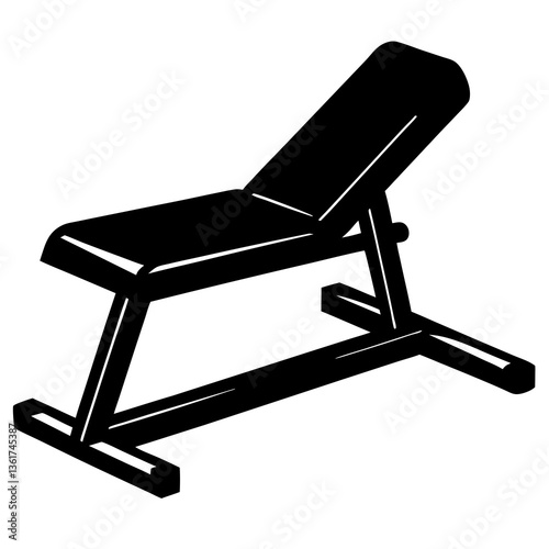 hyperextension bench on white