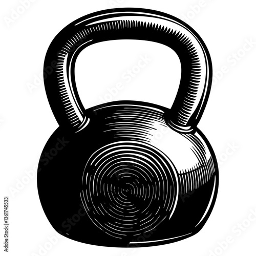 kettlebell on a white background