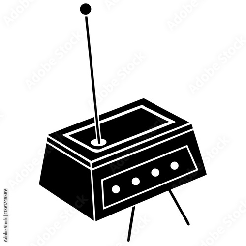 theremin isolated on white