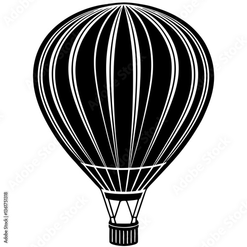 hot air balloon vector