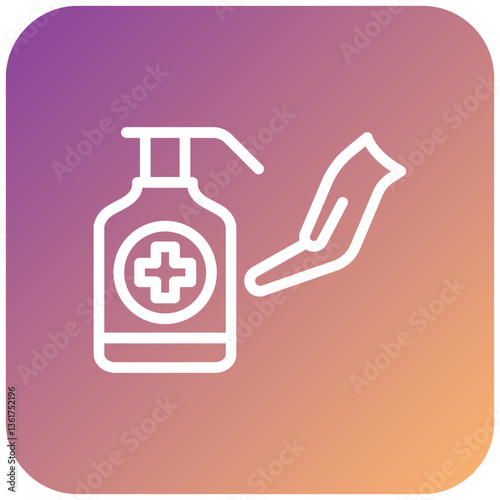 Vector Design Hand Sanitizer Icon Style