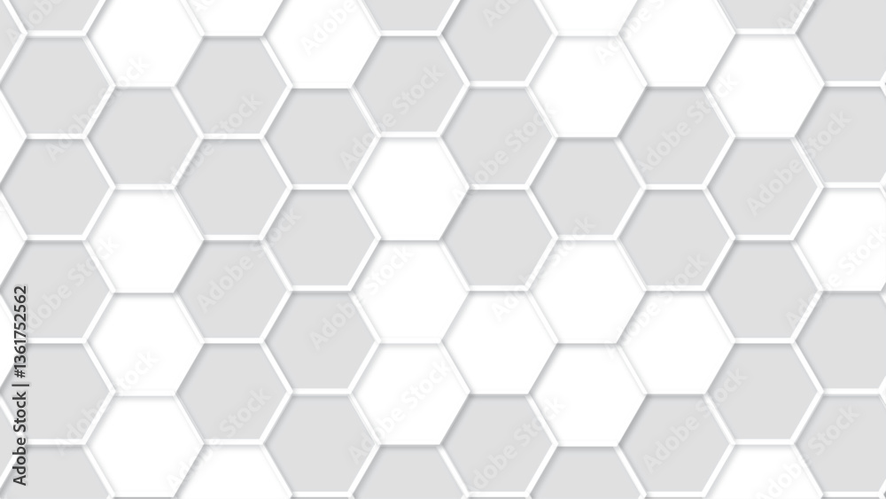 Abstract white 3d hexagon light creative digital concept vector surface tile and mosaic background . multicolor hexagon geometric honeycomb texture background. creative decorative element fabric . Abstract white 3d hexagon light creative digital concept vector surface tile and mosaic background . multicolor hexagon geometric honeycomb texture background. creative decorative element fabric .