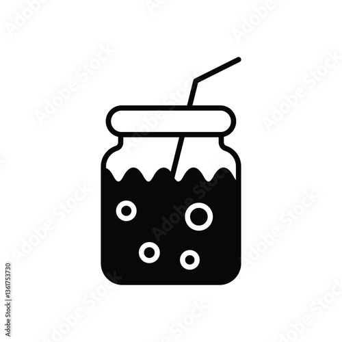 Detox Smoothie Vector icon
