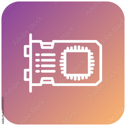 Vector Design Network Interface Card Icon Style