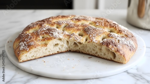 Wallpaper Mural Artisan Crusty Bread Loaf,  Homemade Italian Focaccia Recipe Torontodigital.ca