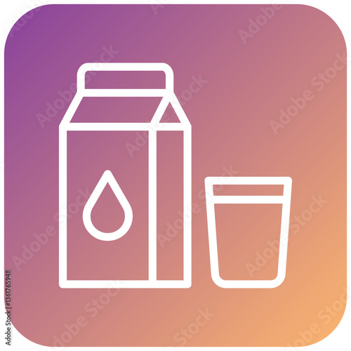 Milk Icon Style