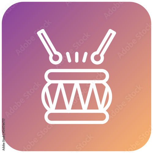 Drum Icon Style