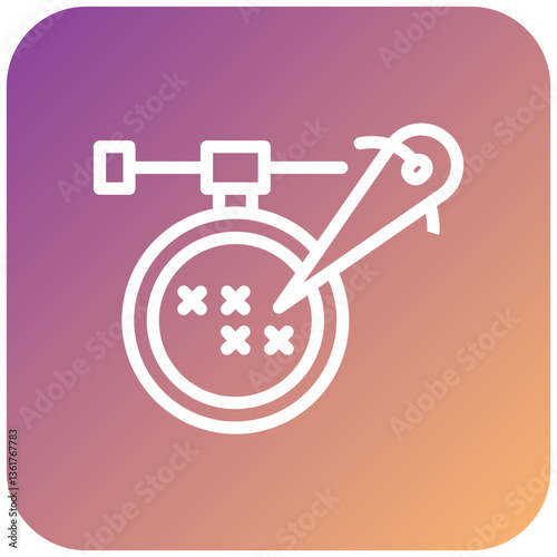 Needlework Icon Style
