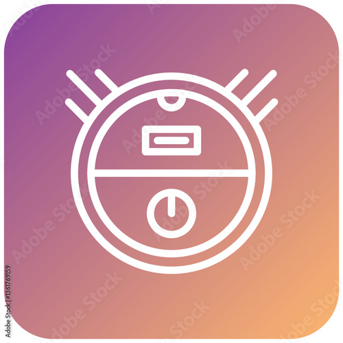 Robot Vaccum Icon Style