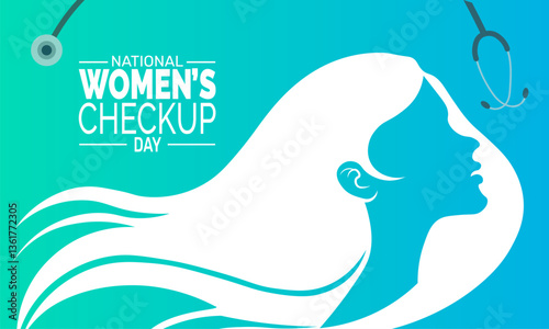 
National Women’s Checkup Day. Holiday concept. perfect for  Background Template, placard, Banners, Cards, Posters design template, Classic Social Media Post with text inscription.

