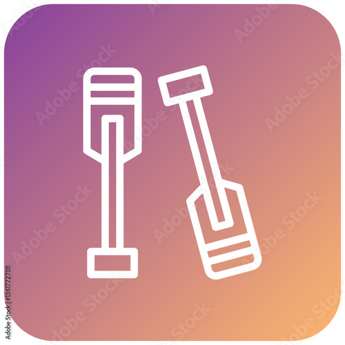 Paddles Icon Style