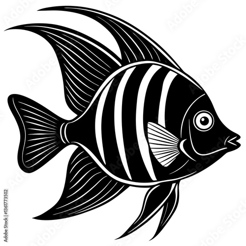 angelfish vector illustration