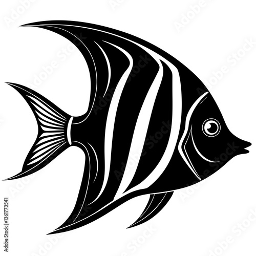 angelfish vector illustration
