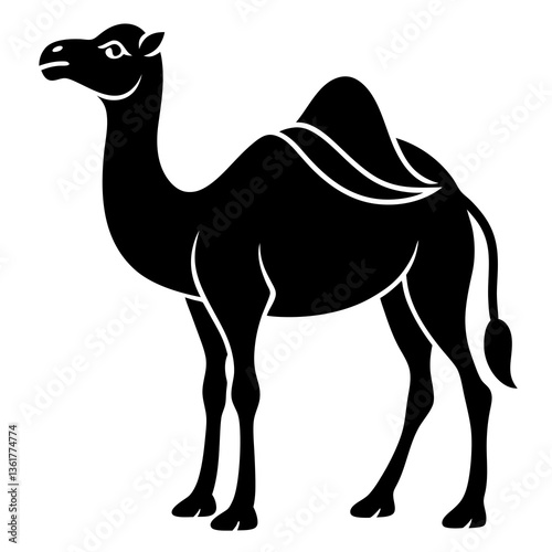 bactrian camel vector illustration