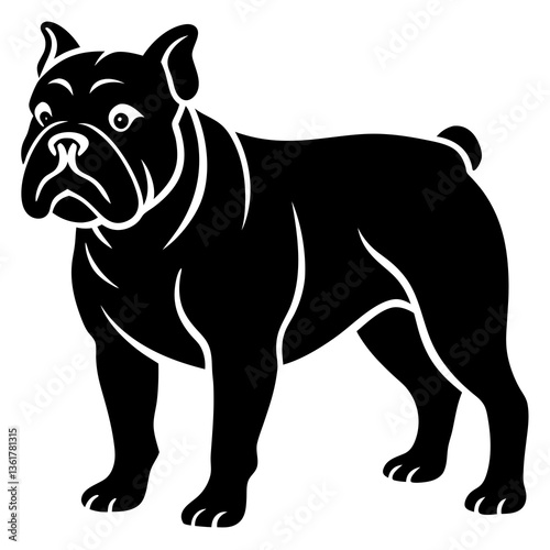 bulldog vector illustration
