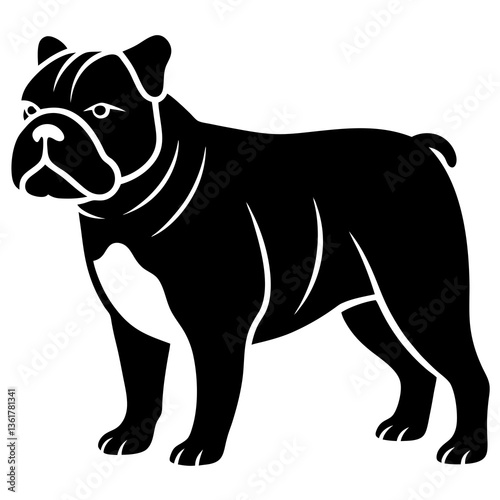 bulldog vector illustration