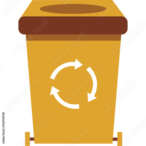  Recycling Bin Illustration