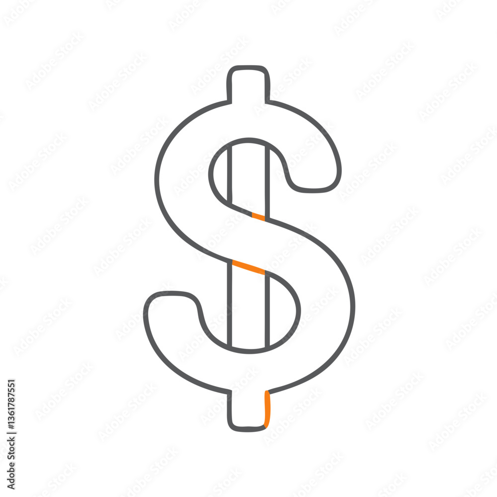 A bold and minimalistic dollar sign icon, symbolizing wealth and finance, representing economic prosperity, financial planning, monetary value in a digital or corporate context. A bold and minimalistic dollar sign icon, symbolizing wealth and finance, representing economic prosperity, financial planning, monetary value in a digital or corporate context.
