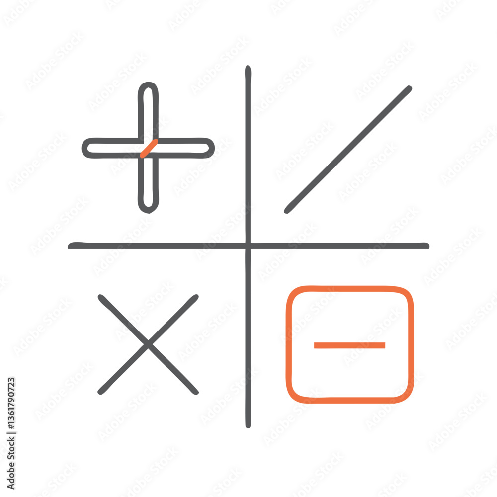 Abstract geometric shapes representing mathematical operations, a minimalist design in neutral colors, ideal for educational materials or modern art projects, symbolizing logic and problem-solving. Abstract geometric shapes representing mathematical operations, a minimalist design in neutral colors, ideal for educational materials or modern art projects, symbolizing logic and problem-solving.