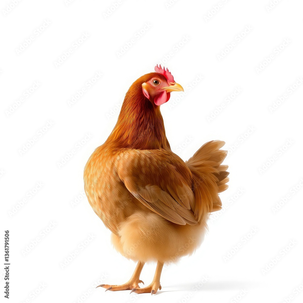 Fototapeta premium cock and hen