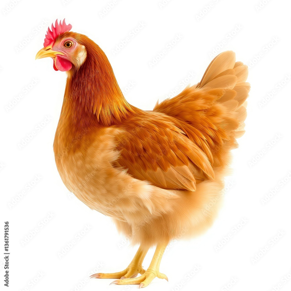 Fototapeta premium cock and hen