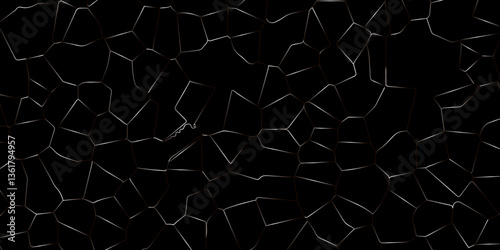 Dirty Fracture Vector Design with Abstract Design and Aged Wall Texture


