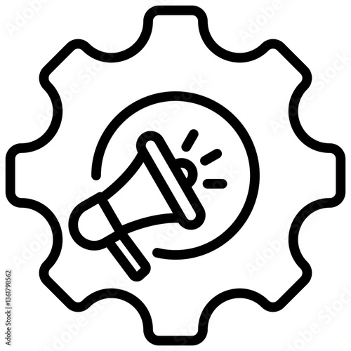 Market Development Icon Lineal Syle