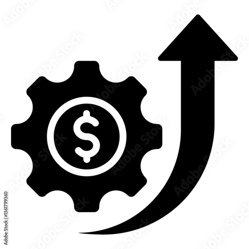 Business Development Icon Black Style