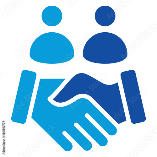 Customer Development Icon Dual Tone Color Style