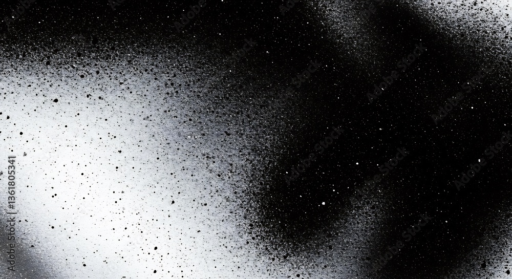 Obraz premium Abstract monochrome texture swirls softly. AI Generated