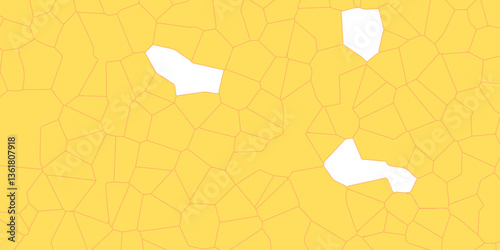 Abstract Fracture Illustration with Rough Stone and Black Cement Pattern Design

