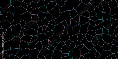 Destroyed Floor Vector Backdrop with Crack Structure and Aged Ground Element

