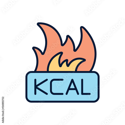 Calories Vector icon