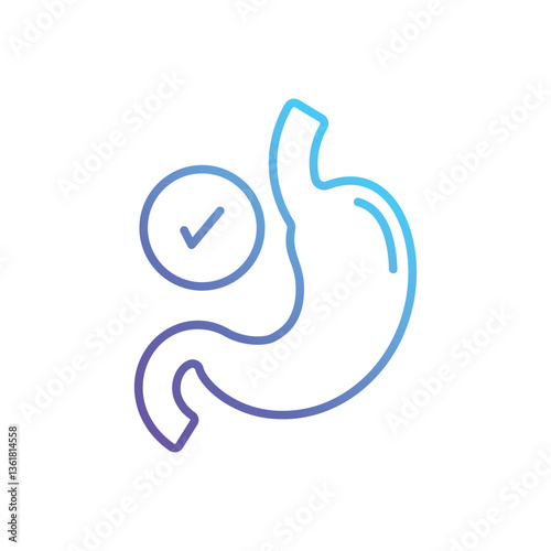 Stomach Vector icon