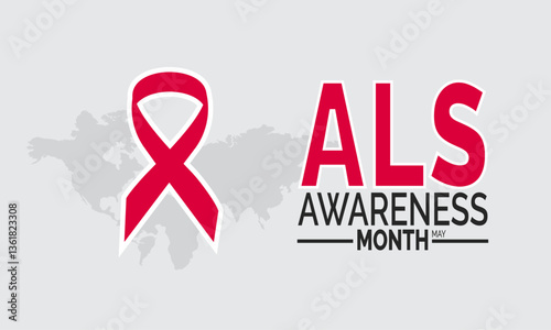 May is ALS Awareness Month. raising awareness about Amyotrophic Lateral Sclerosis, a rare neurological disease affecting nerve cells. Ideal for social media posts, banners, posters, awareness campaign
