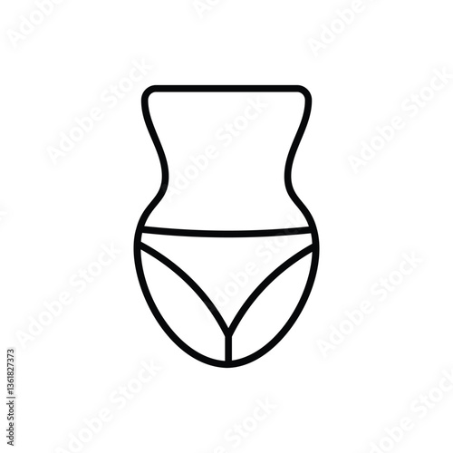 Slim Body Vector icon