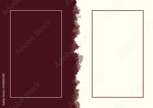 Burgundy background with space for text