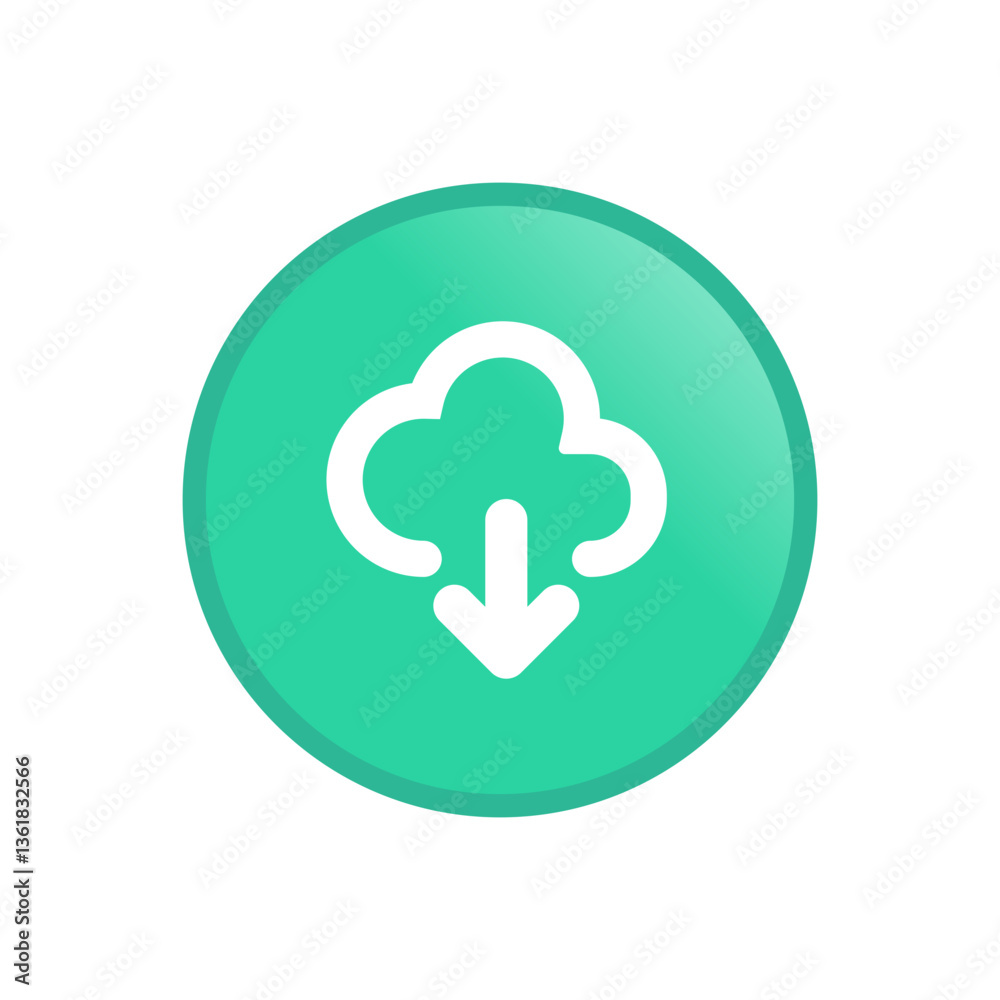 Download Button Symbol Download Button Symbol