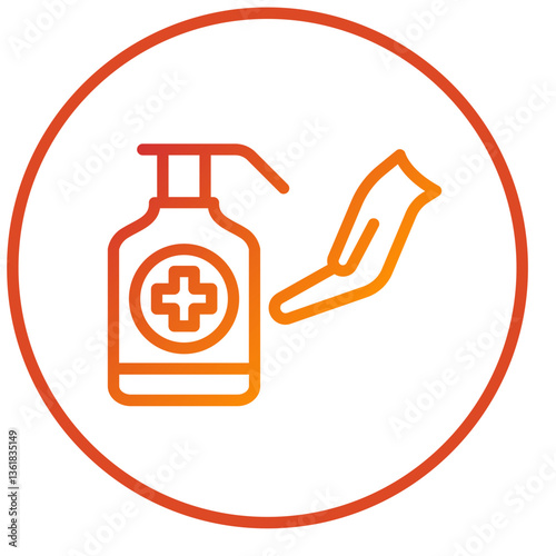 Vector Design Hand Sanitizer Icon Style