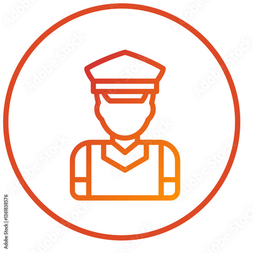 Vector Design Security Guard Icon Style