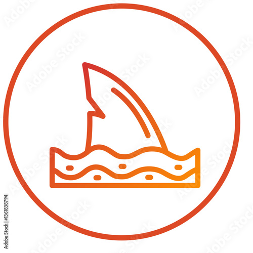 Vector Design Fins Icon Style